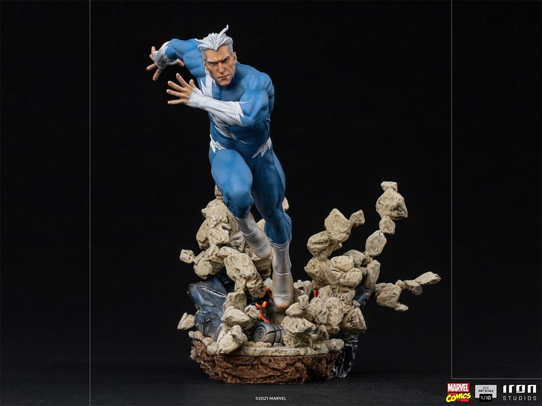 IRON STUDIOS Quicksilver BDS Art Scale 1/10 - Marvel Comics Collectibles Iron Studios