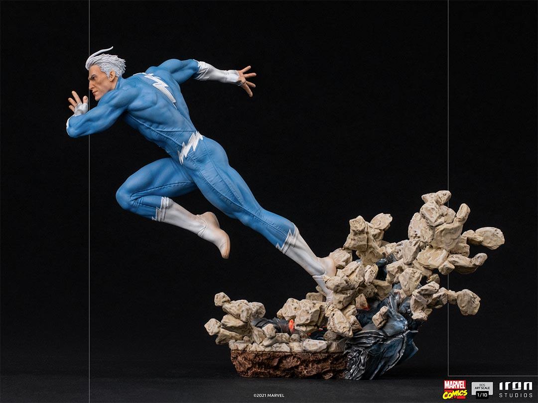 IRON STUDIOS Quicksilver BDS Art Scale 1/10 - Marvel Comics Collectibles Iron Studios