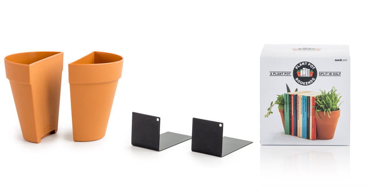 Plant Pot Bookends Suck UK