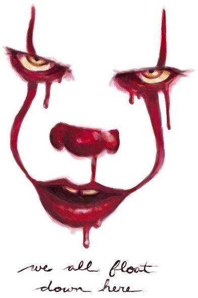 IT We All Float Down Here Rolled Sleeve Tees Eight3Five Inc