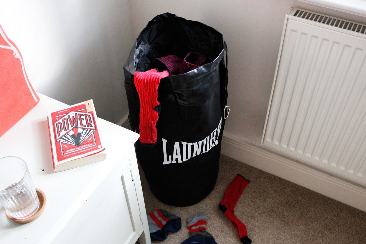 SUCK UK Black Punch Bag Laundry Bag Eight3Five Inc