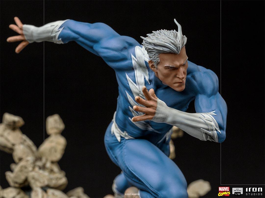 IRON STUDIOS Quicksilver BDS Art Scale 1/10 - Marvel Comics Collectibles Iron Studios