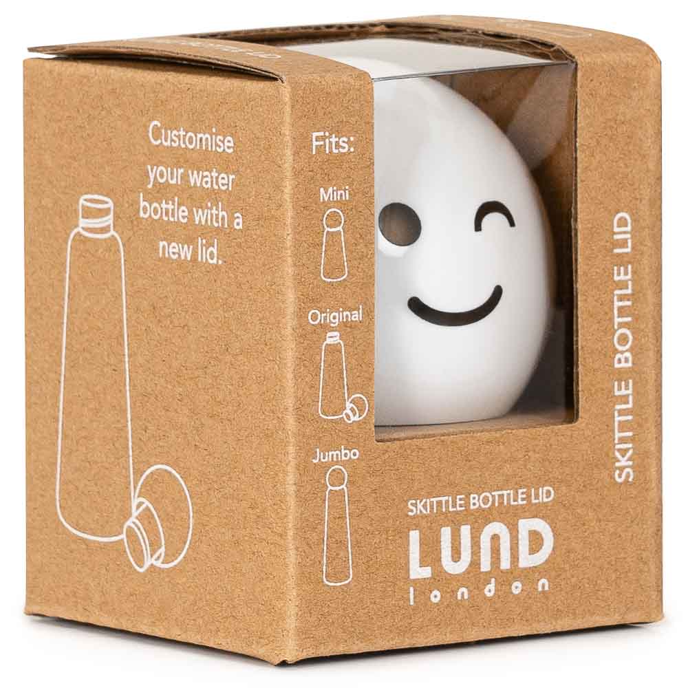 LUND LONDON Skittle Bottle Faces Lid Bottle Lid Lund London Wink