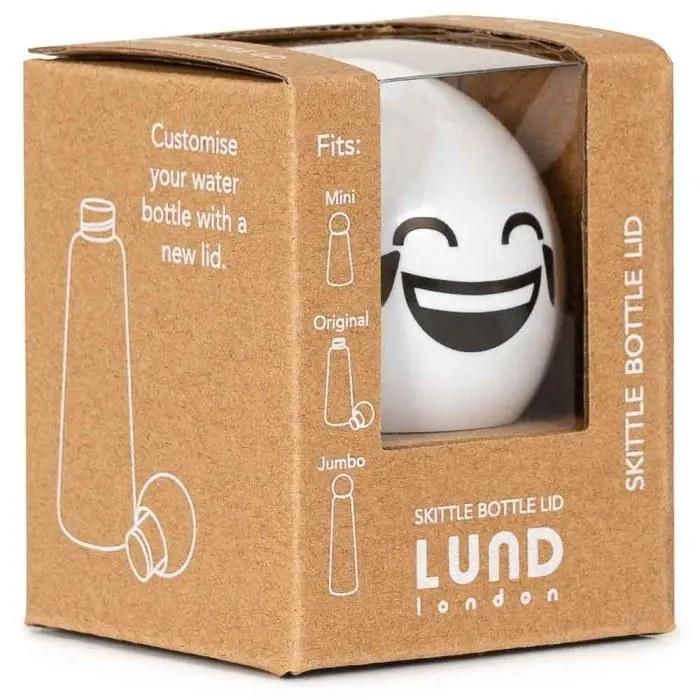 LUND LONDON Skittle Bottle Faces Lid Bottle Lid Lund London Laugh