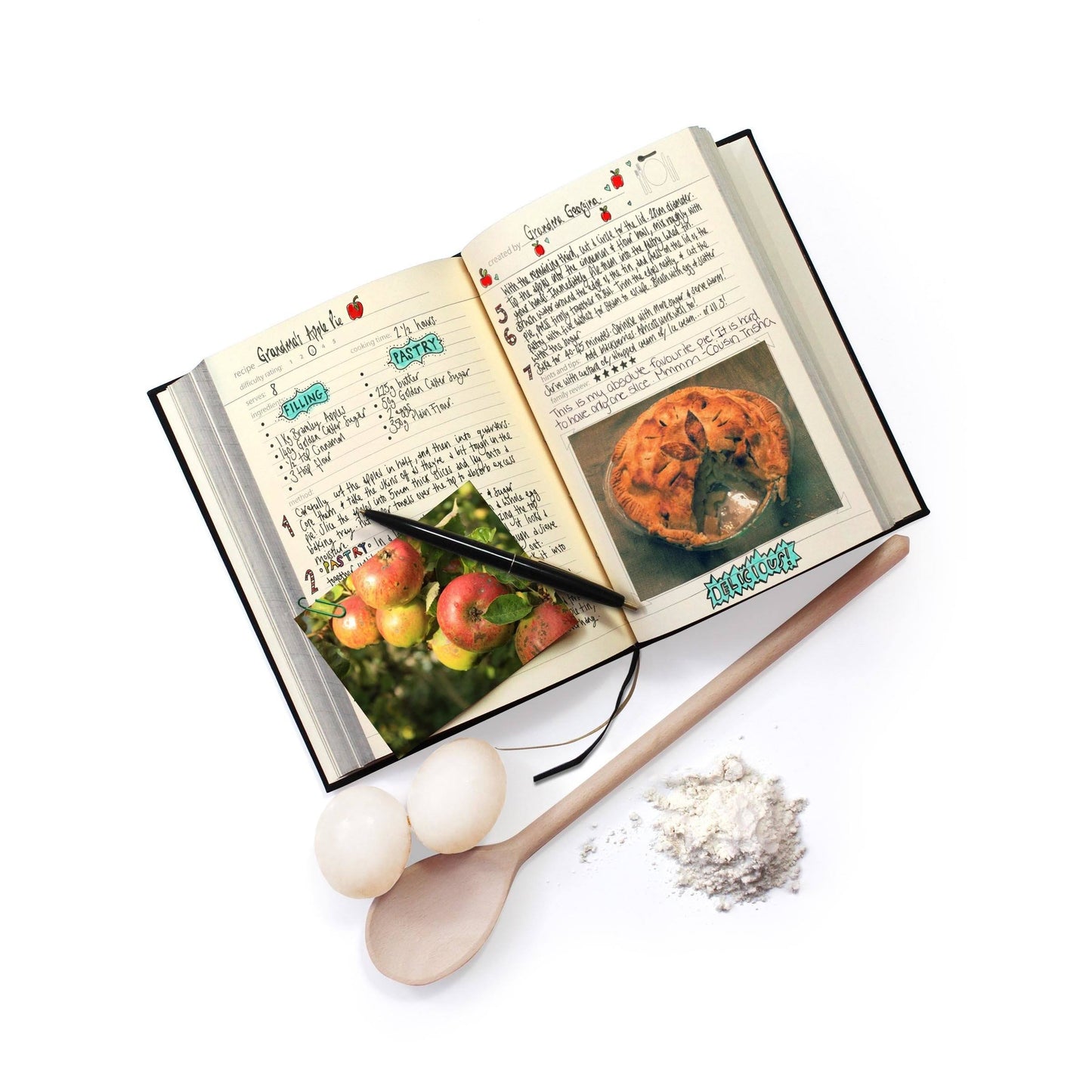 SUCK UK My Family Cookbook Journal Journal Suck UK