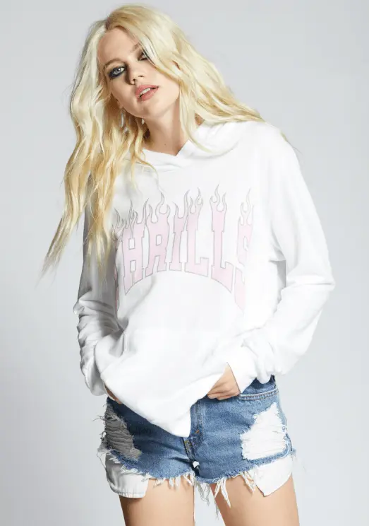 RECYCLED KARMA The Thrills - Oversized Long Sleeve Hoodie Hoodie Recycled Karma