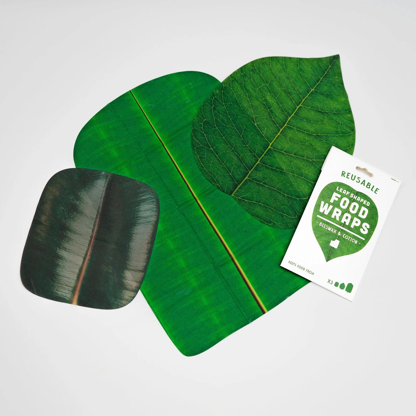 Leaf Shaped Beeswax Wraps Suck UK