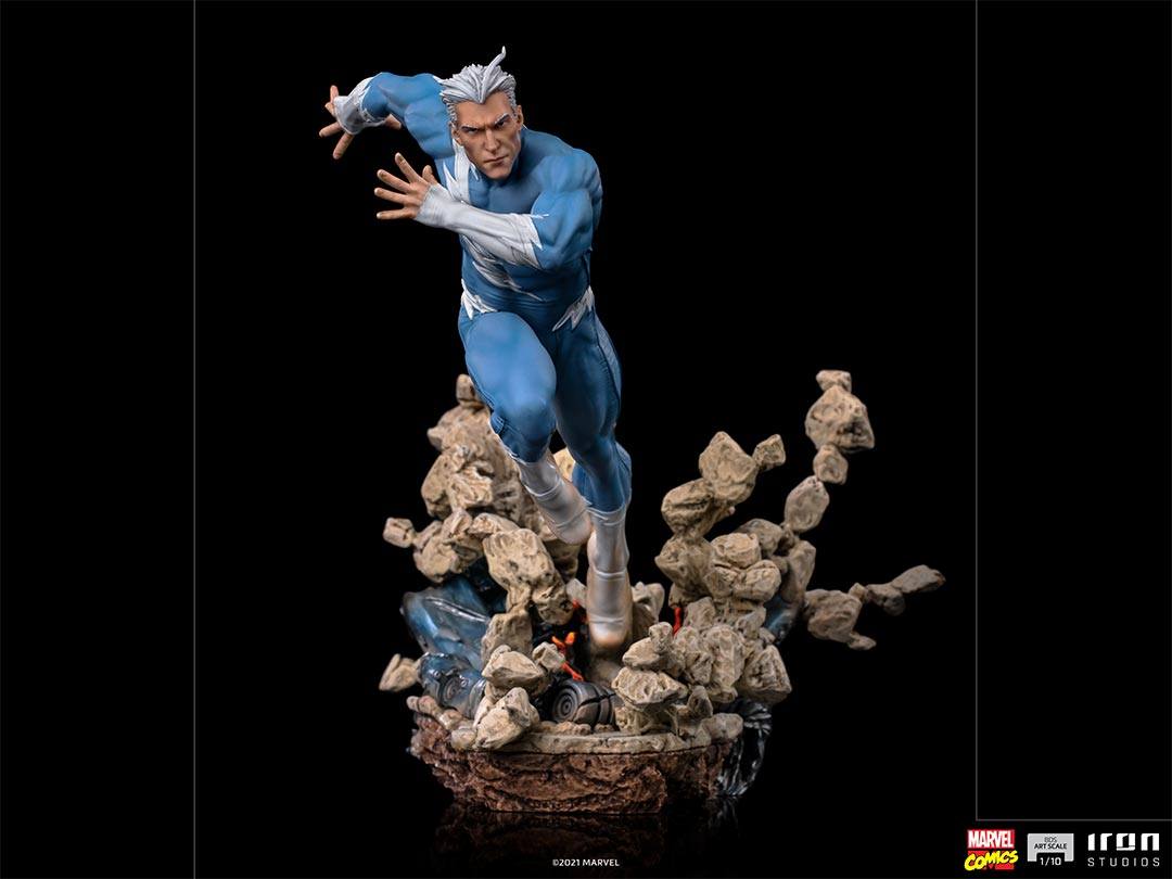 IRON STUDIOS Quicksilver BDS Art Scale 1/10 - Marvel Comics Collectibles Iron Studios