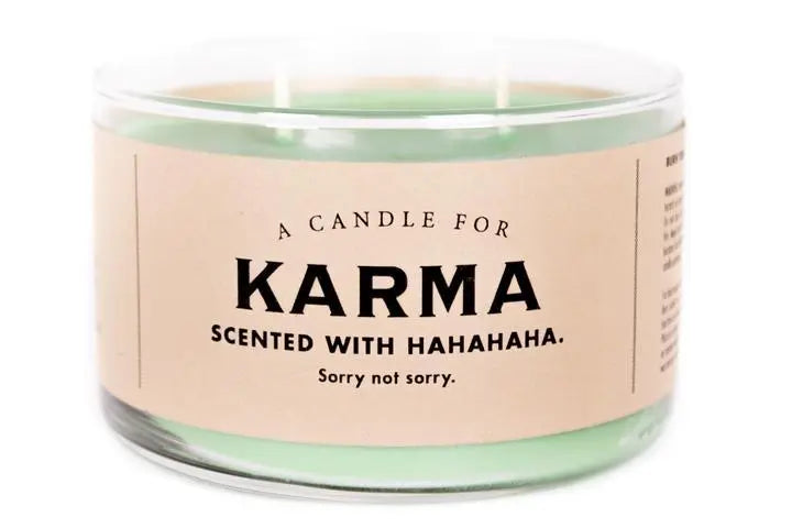 WHISKEY RIVER SOAP CO - Karma Duo Candle Whiskey River Soap Co