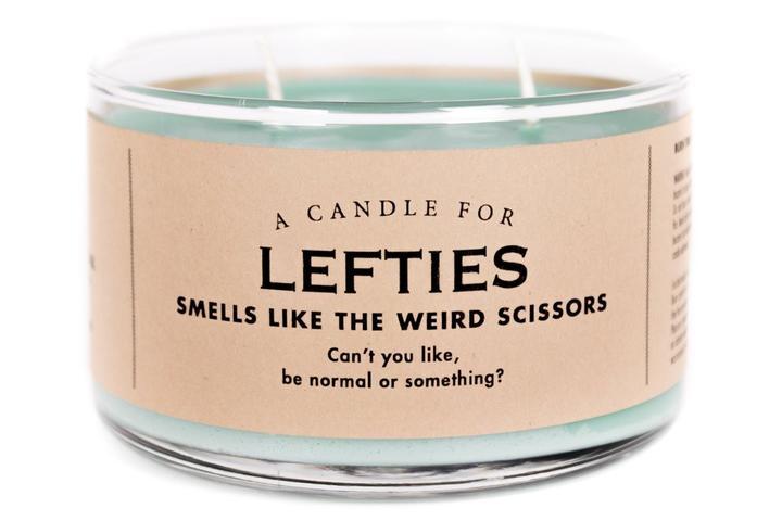 WHISKEY RIVER SOAP CO - Lefties Duo Candle Whiskey River Soap Co