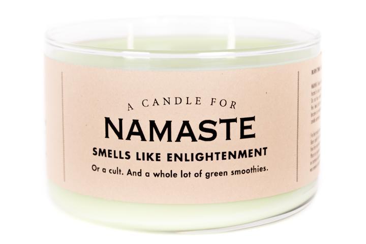WHISKEY RIVER SOAP CO - Namaste Duo Candle Whiskey River Soap Co