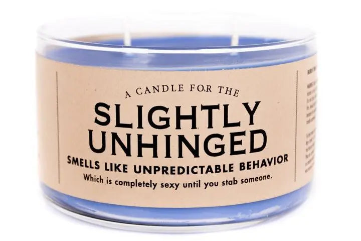 WHISKEY RIVER SOAP CO -Slightly Unhinged Duo Candle Whiskey River Soap Co