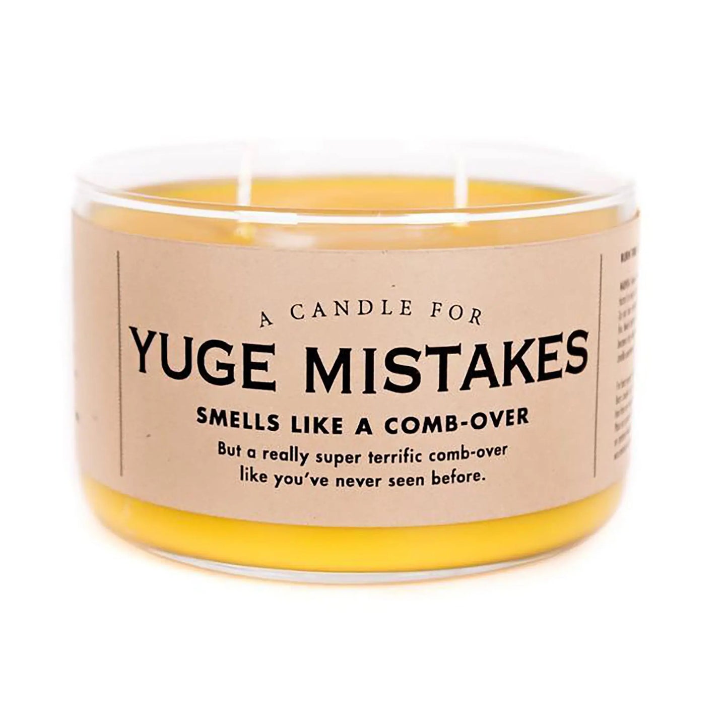 Yuge Mistakes candle/soap Whiskey River Soap Co