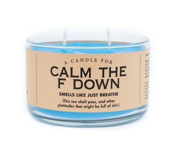 WHISKEY RIVER SOAP CO - Calm The F Down Duo Candle Whiskey River Soap Co Candle