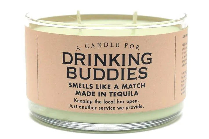WHISKEY RIVER SOAP CO - Drinking Buddies Duo Candle Whiskey River Soap Co