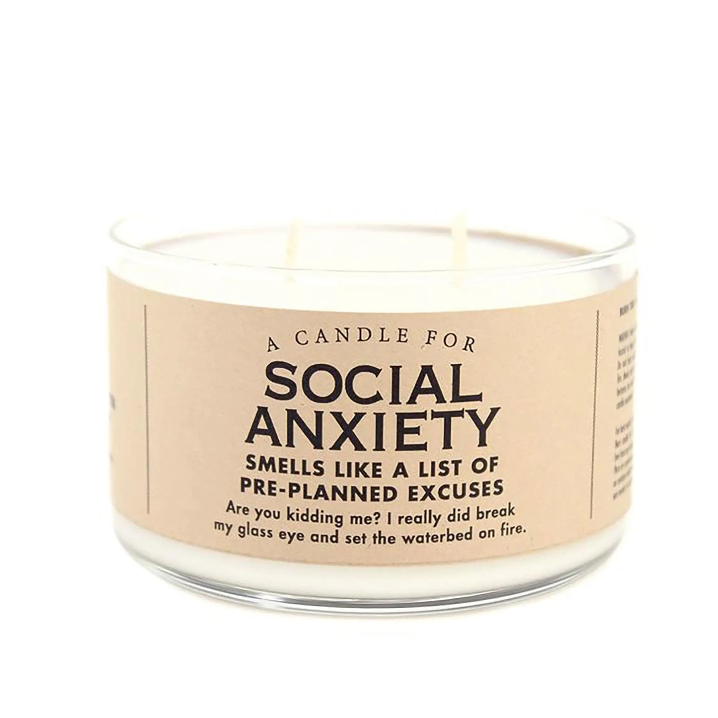Social Anxiety candle/soap Whiskey River Soap Co