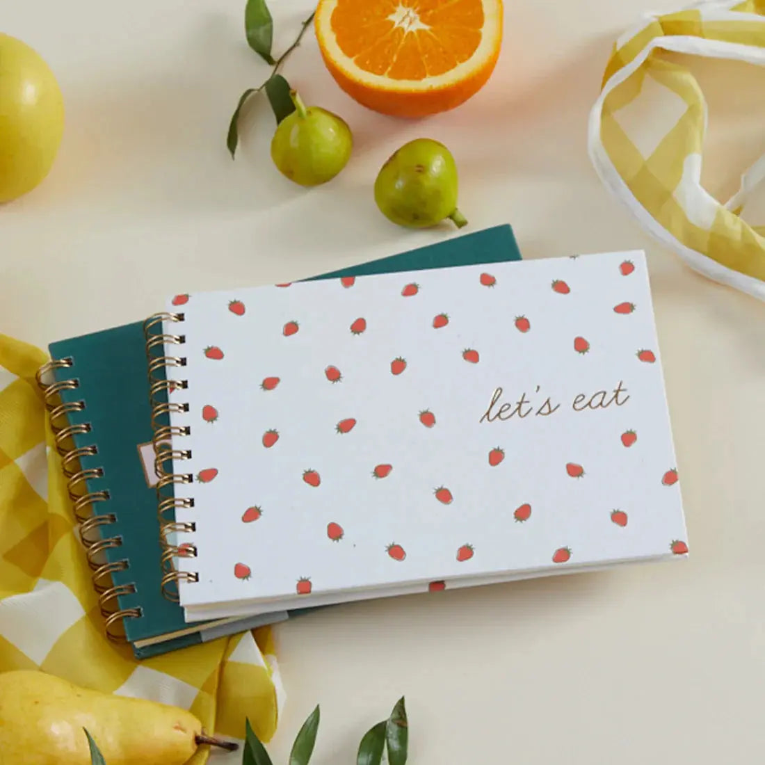 Meal Planner & Market List - Strawberries notepad Designworks Ink