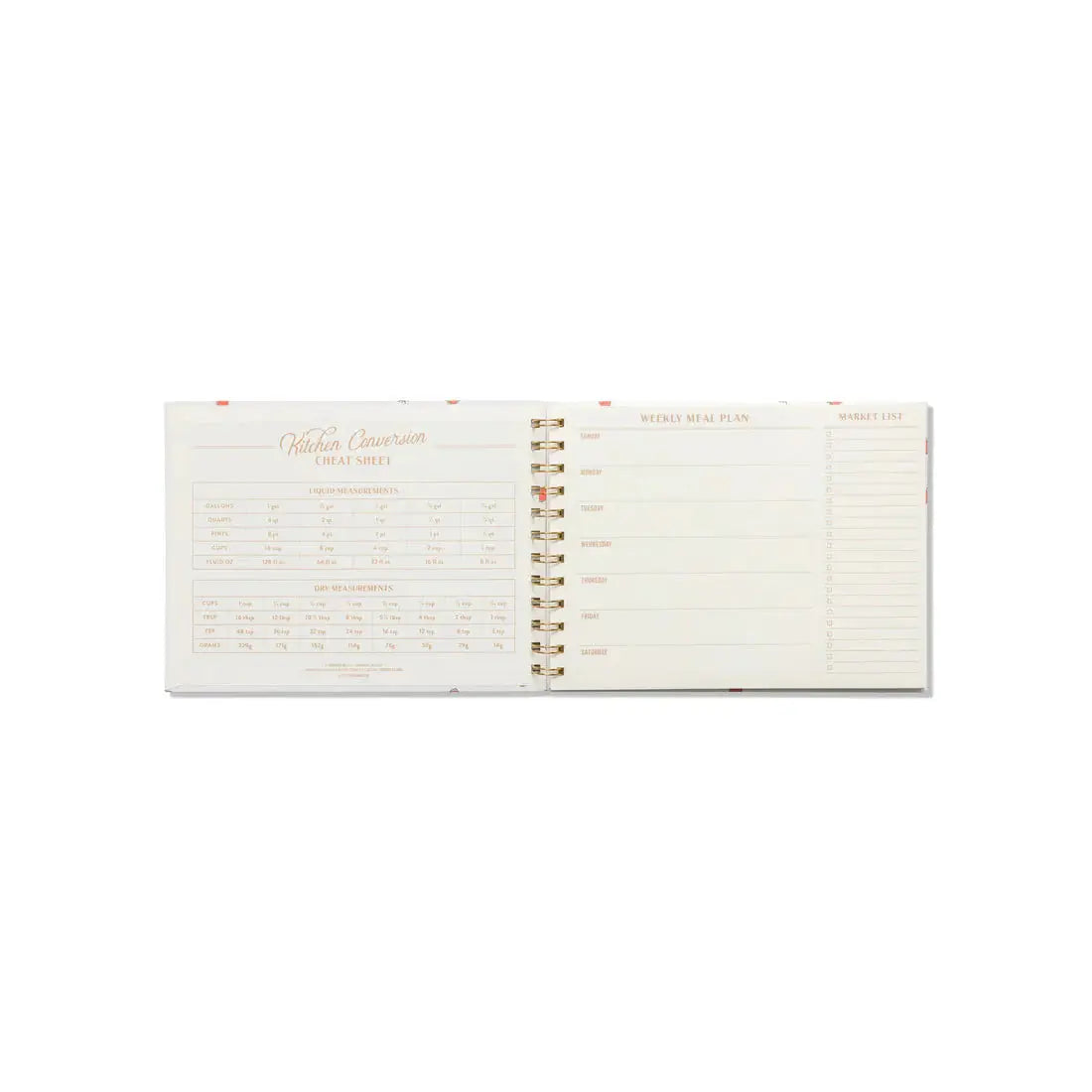 Meal Planner & Market List - Strawberries notepad Designworks Ink