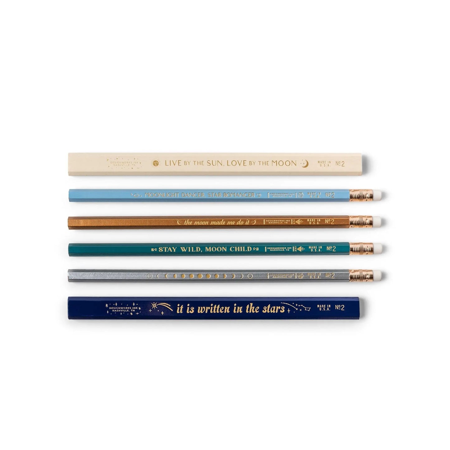 DESIGNWORKS INK - Celestial Heavens Pencil Set Pencils Designworks Ink