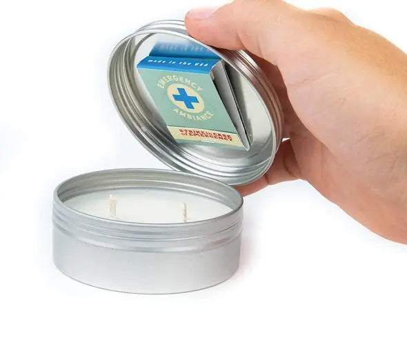 WHISKEY RIVER SOAP CO - Someone Coughed Emergency Ambience Travel Tin Candle Whiskey River Soap Co