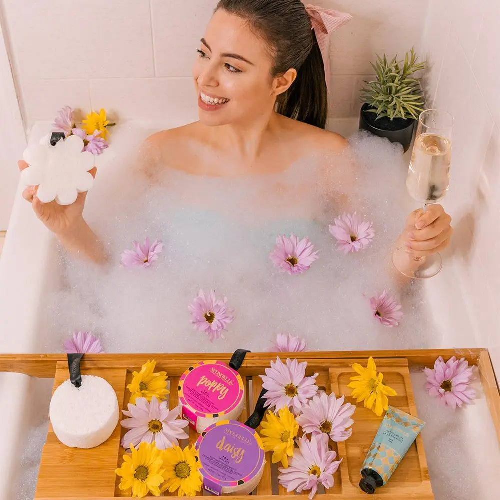 SPONGELLE Flower Child Trio - Poppy & Daisy & Tulip Body Wash Spongelle