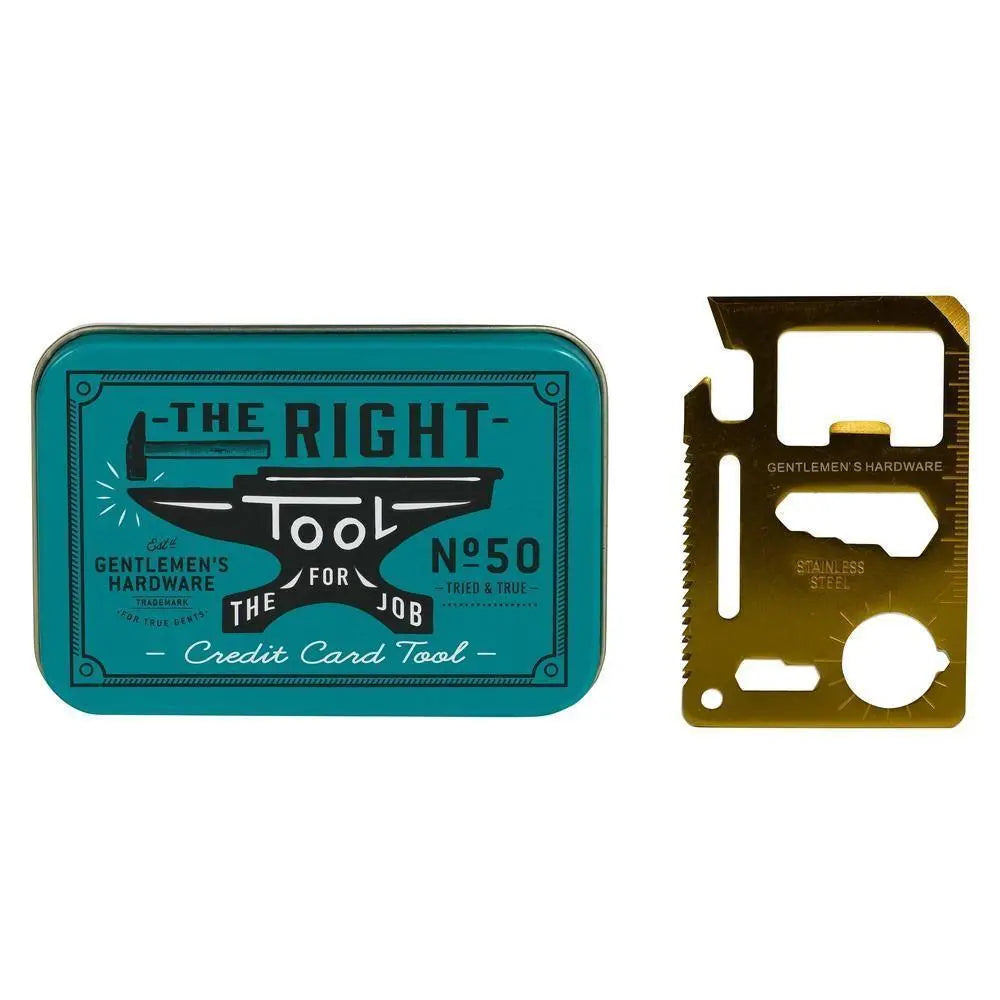 WILD + WOLF Gentlemen's Hardware Credit Card Multi Tool multi tool Wild & Wolf