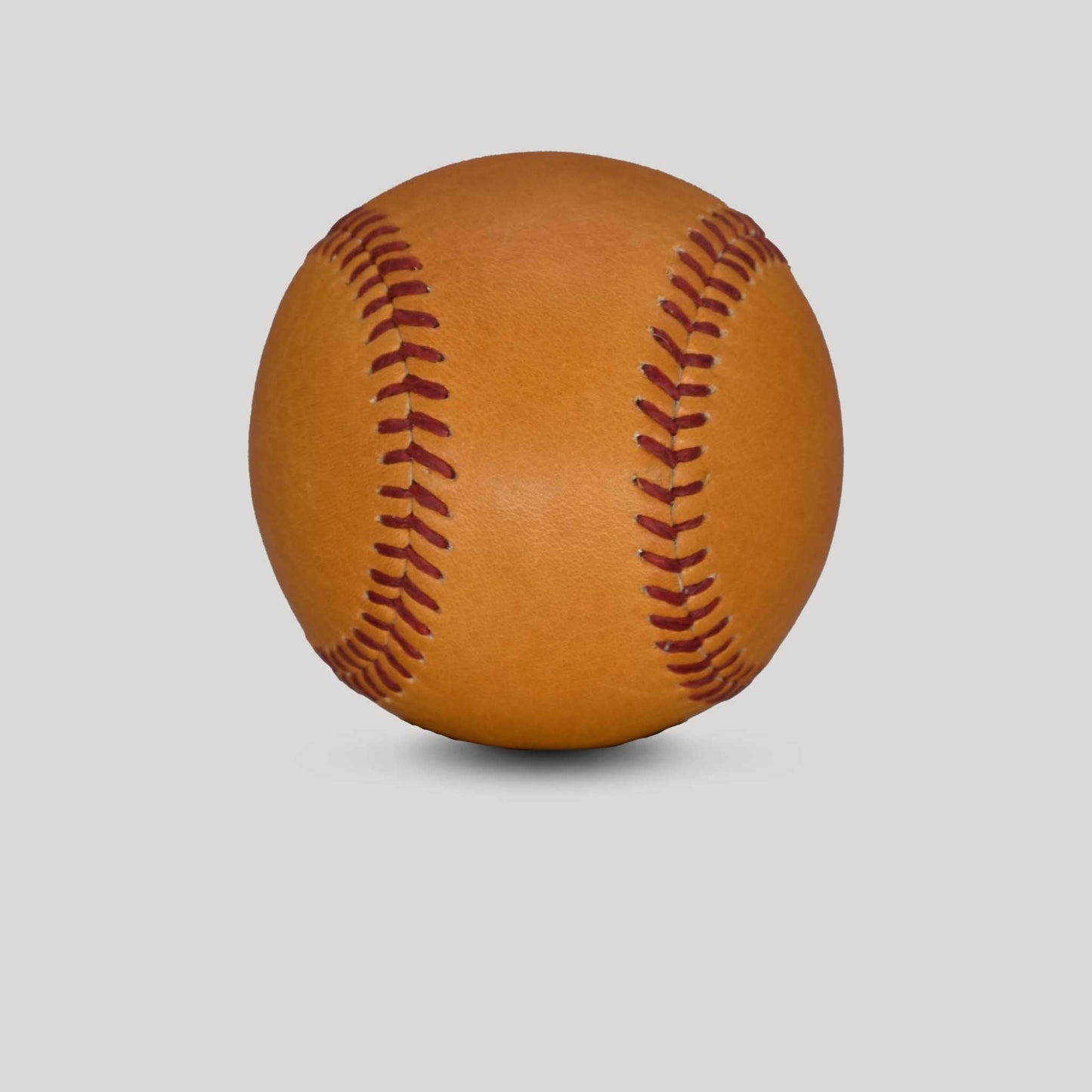 Horween Glove Tan Leather Baseball by Leather Head Sports
