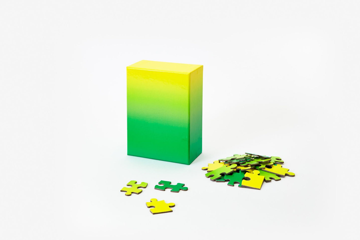 AREAWARE Gradient Puzzle - Small Puzzle Areaware Green/Yellow