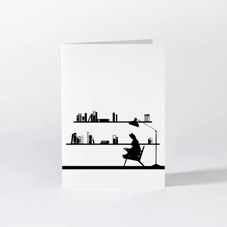 Reading Rabbit Card Hammade