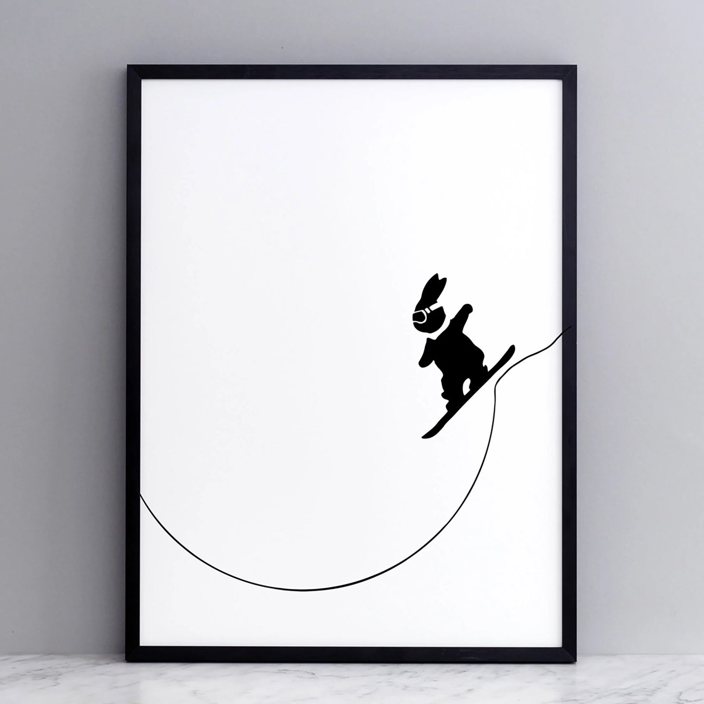 HAM Snowboard Print