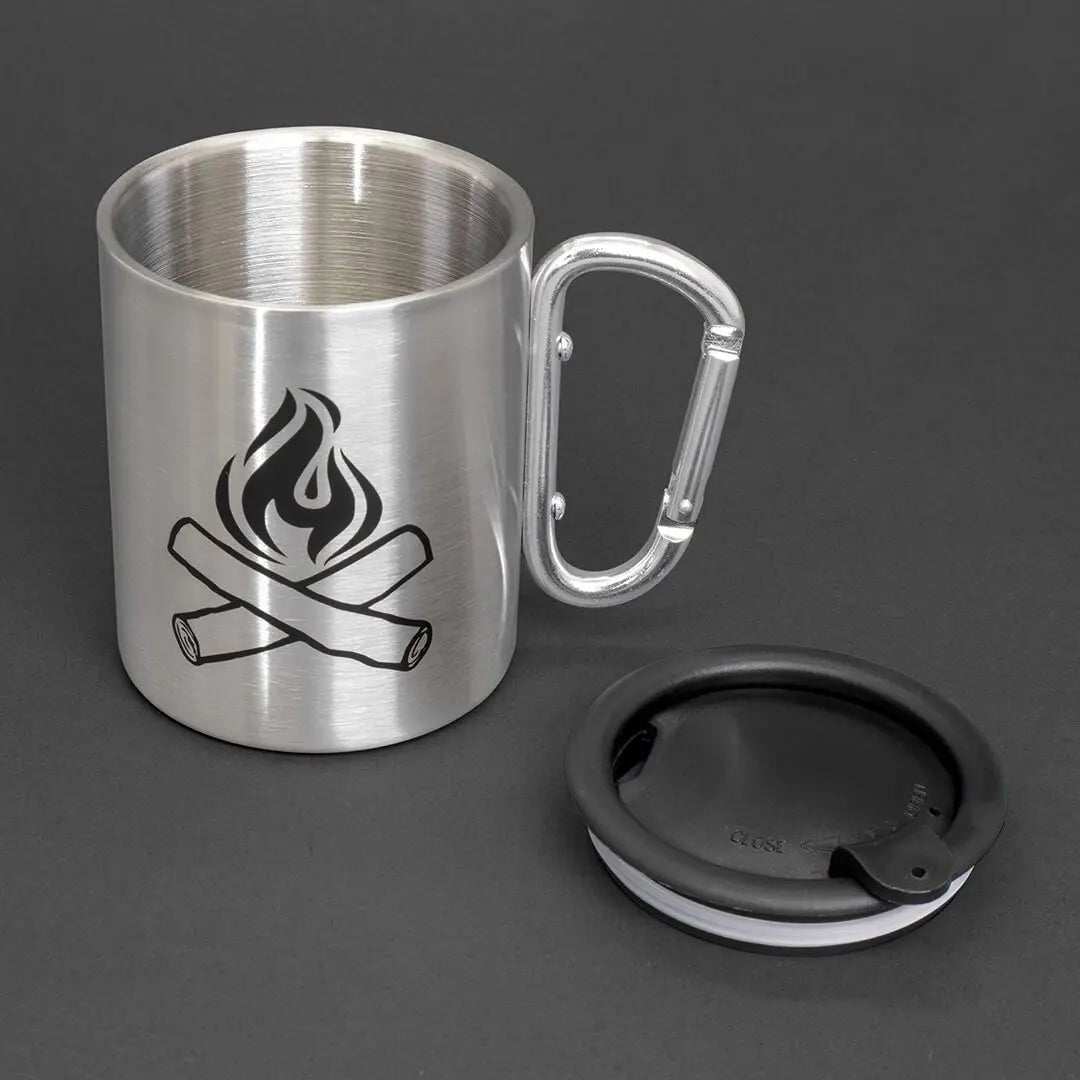 IRON & GLORY Happy Camper - Carabiner Camping Cup Eight3Five Inc