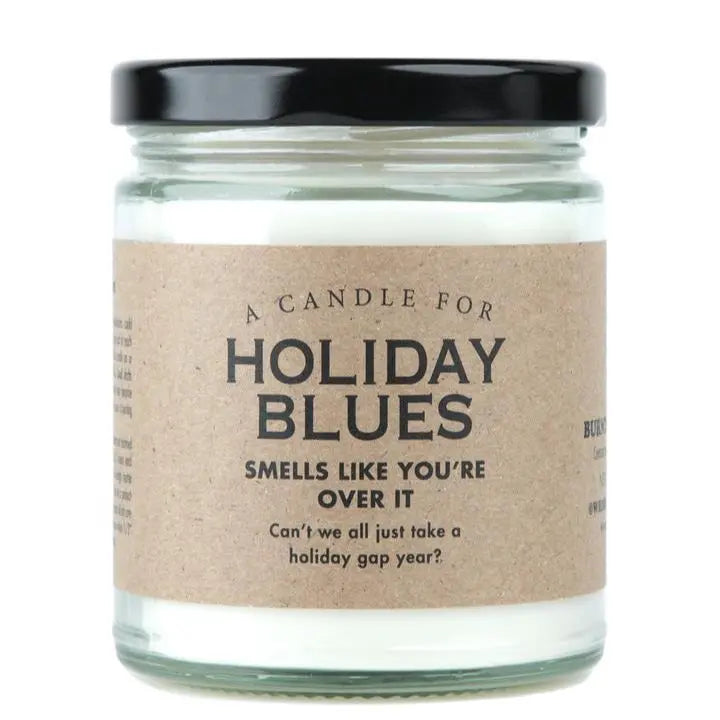 WHISKEY RIVER SOAP CO - Holiday Candle - Holiday Blues Candle Whiskey River Soap Co