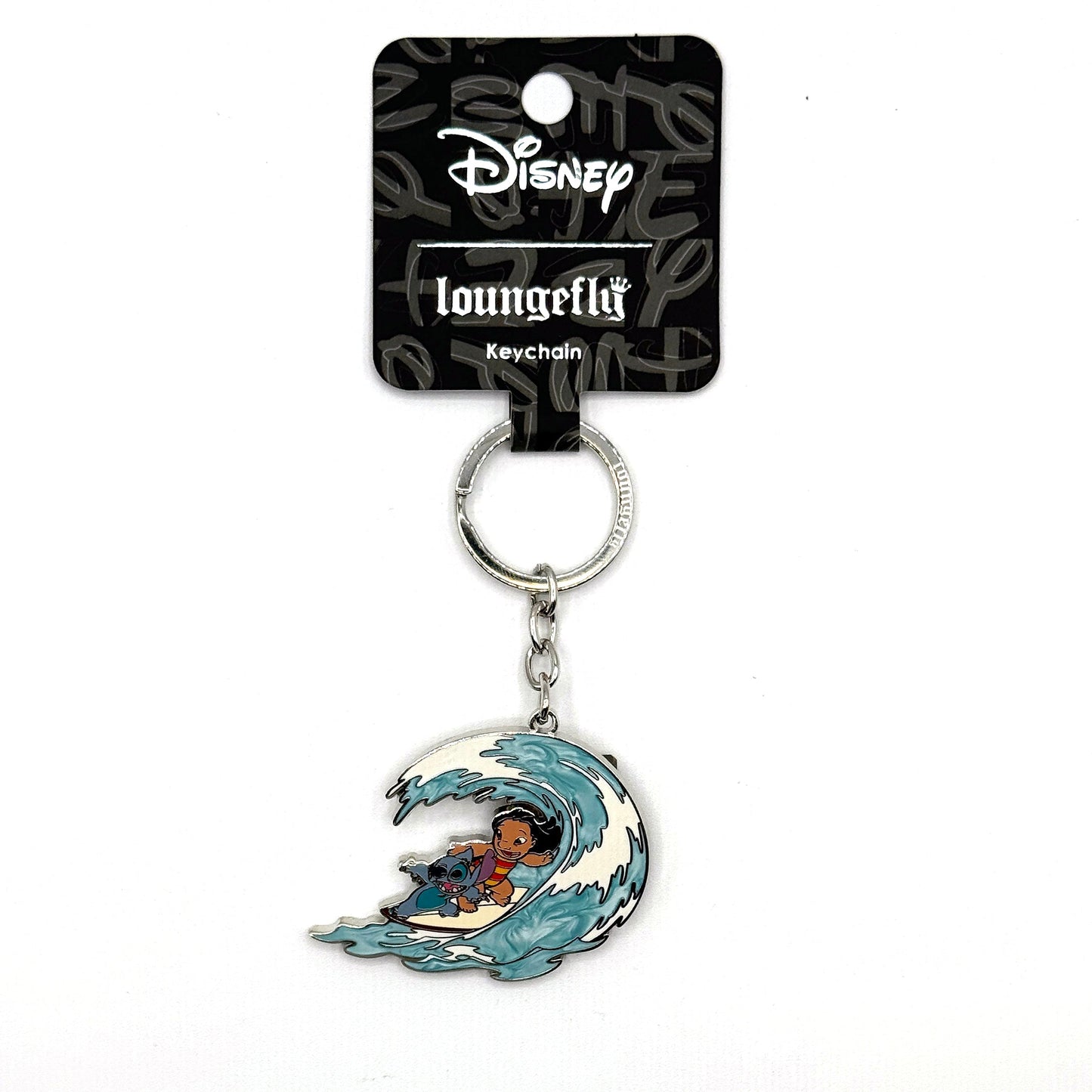 Disney Lilo & Stich Surfing Keychain Loungefly