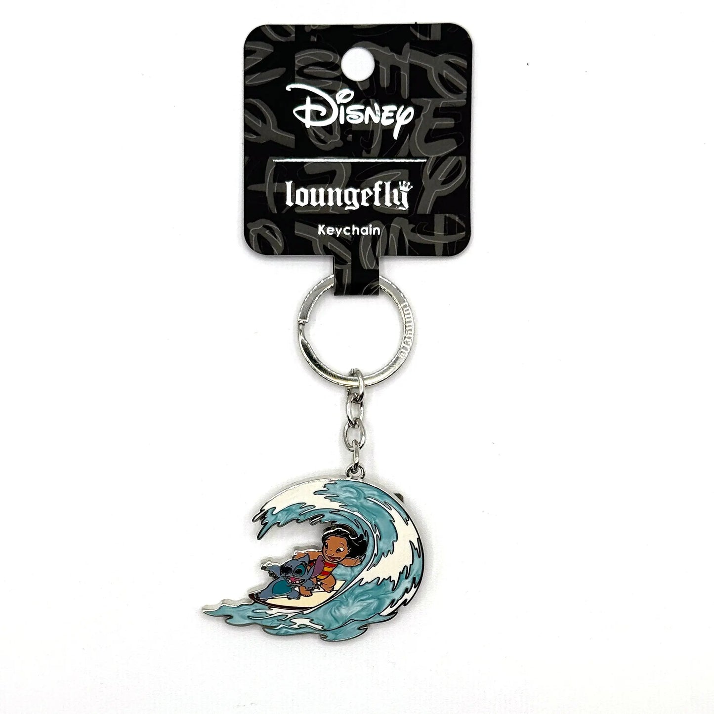 Disney Lilo & Stich Surfing Keychain Loungefly