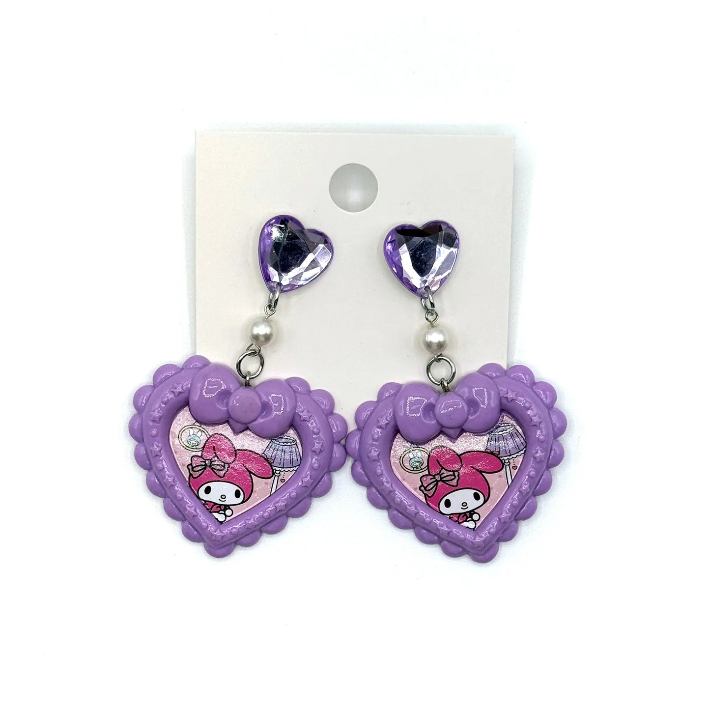 Irregular Choice Hello Kitty Melody Heart Earrings Irregular Choice