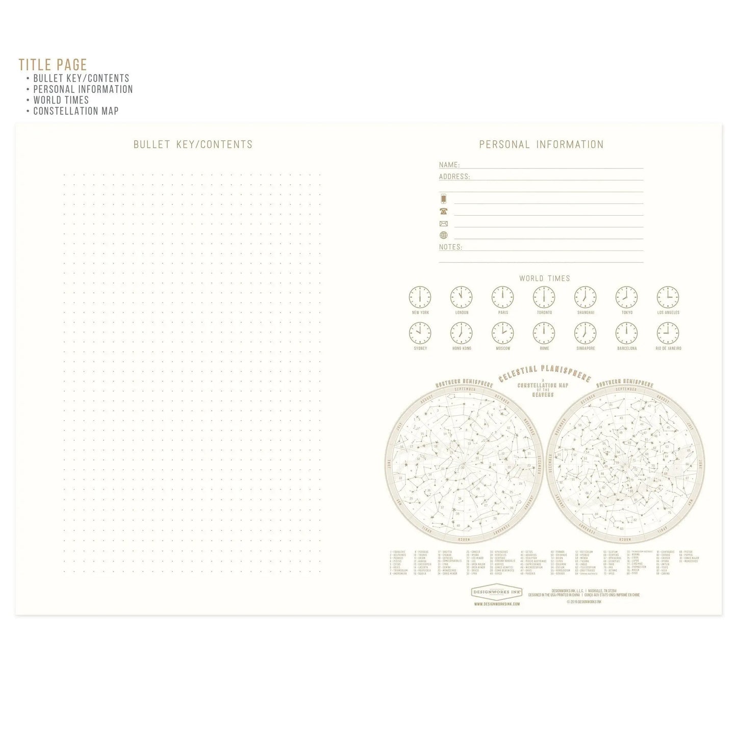 DESIGNWORKS "Cop Outs" Suede Cloth Journal JOURNAL Designworks Ink