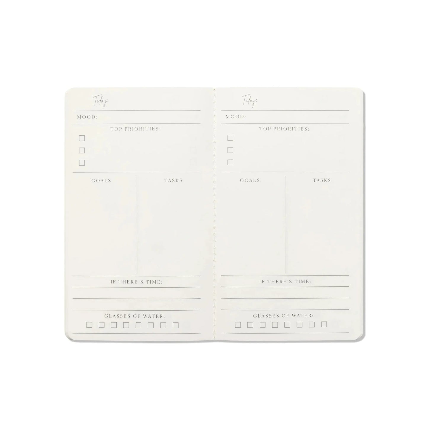 Set of 3 Single Flex Undated Planners - Wellness (Reflections, Goals, Gratitude) Notebook Set Designworks Ink