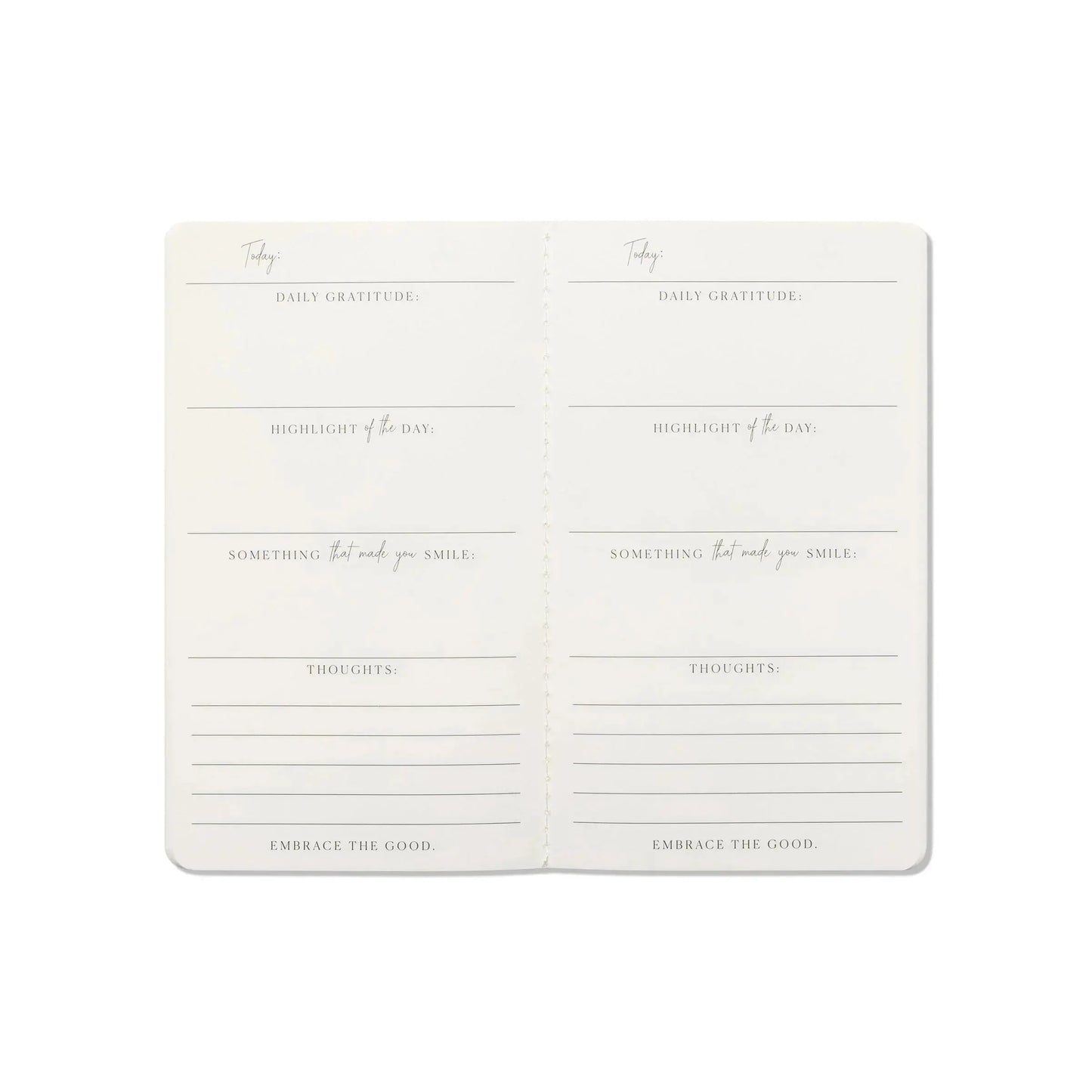 Set of 3 Single Flex Undated Planners - Wellness (Reflections, Goals, Gratitude) Notebook Set Designworks Ink