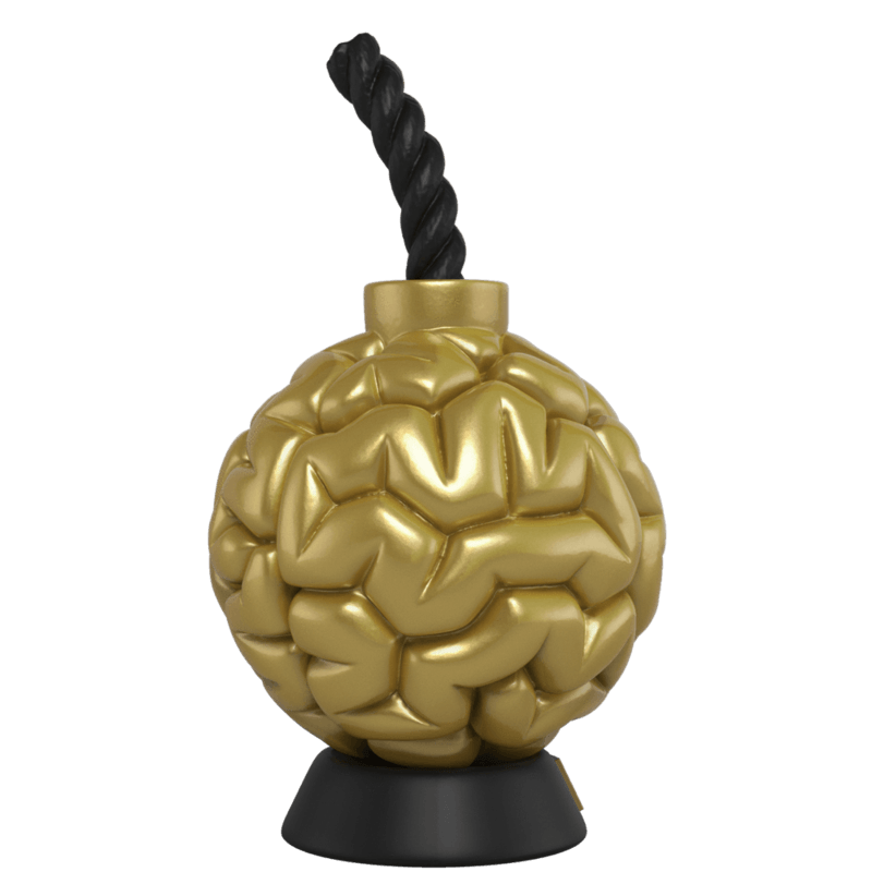 MIGHTY JAXX x Jason Freeny Smart Bomb (Gold Edition) Collectible Mighty Jaxx