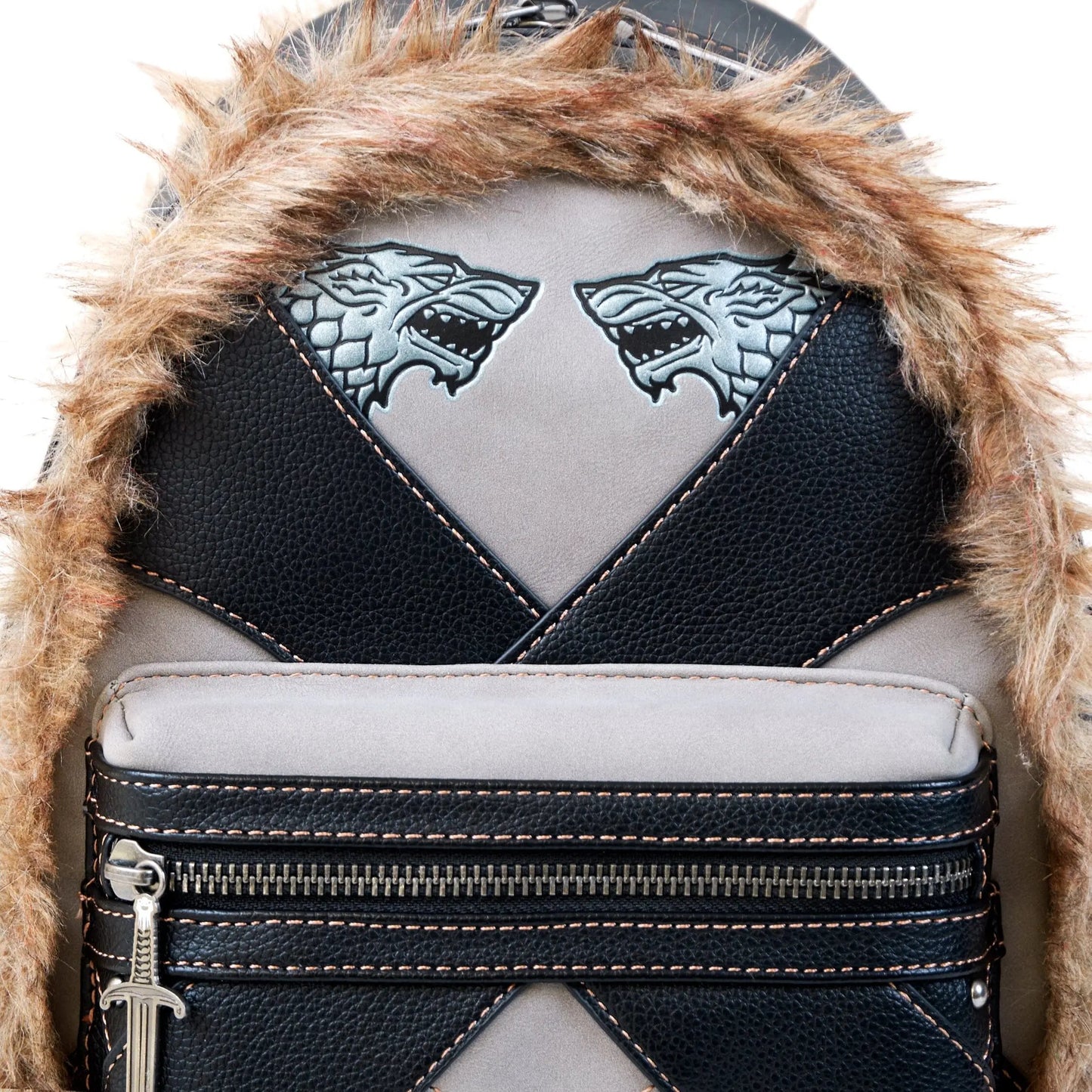 Eight3five x Loungefly Exclusive - Game of Thrones Jon Snow Mini Backpack Eight3Five Inc