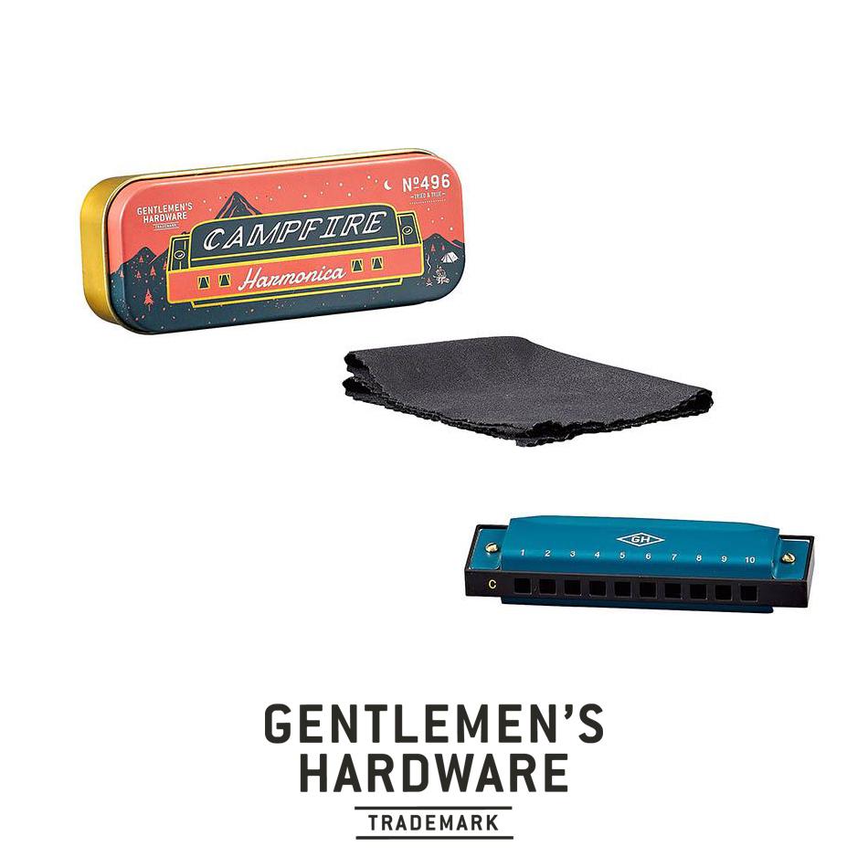 WILD + WOLF Gentlemen's Hardware Campfire Harmonica HARMONICA Wild & Wolf