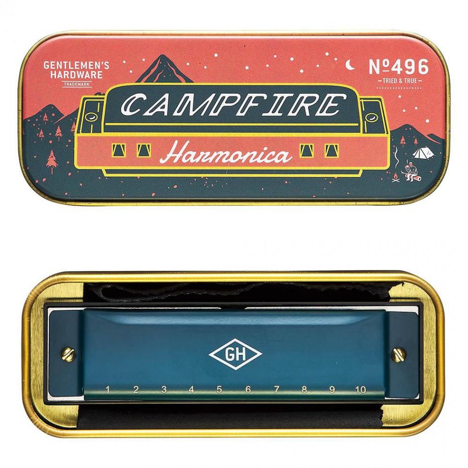 WILD + WOLF Gentlemen's Hardware Campfire Harmonica HARMONICA Wild & Wolf