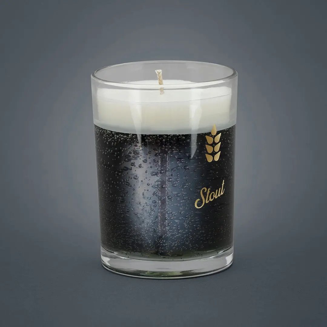 LUCKIES Beer Candles Candle Luckies of London Stout