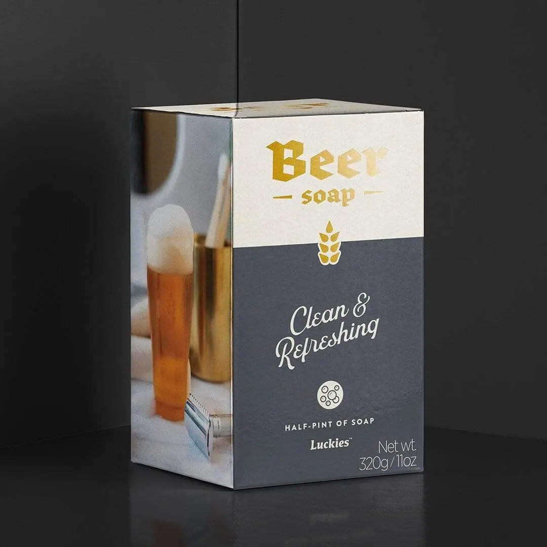 Beer Soap Half-pint of soap Soap Luckies of London