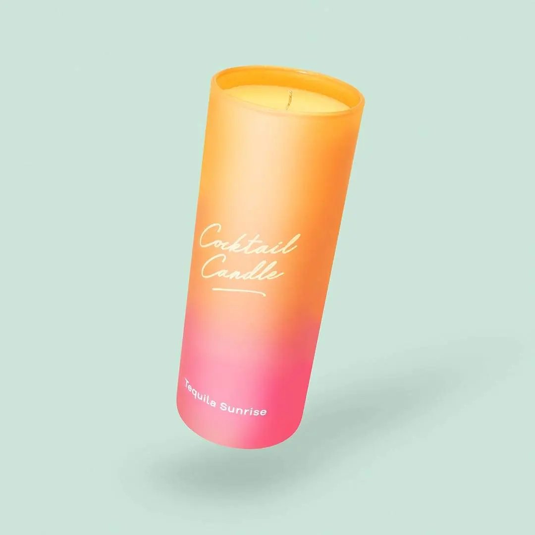 LUCKIES Cocktail Candles Candle Luckies of London Tequila Sunrise