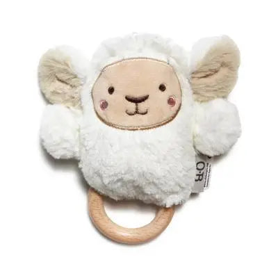 LEE Lamb - Soft Rattle Toy Plush O.B. Designs