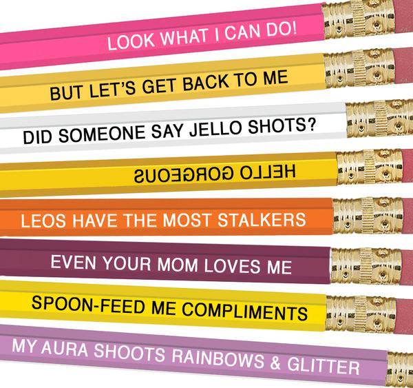 WHISKEY RIVER SOAP CO Astrology Pencils Whiskey River Soap Co Leo