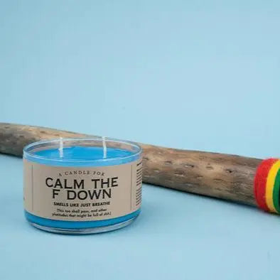 WHISKEY RIVER SOAP CO - Calm The F Down Duo Candle Whiskey River Soap Co