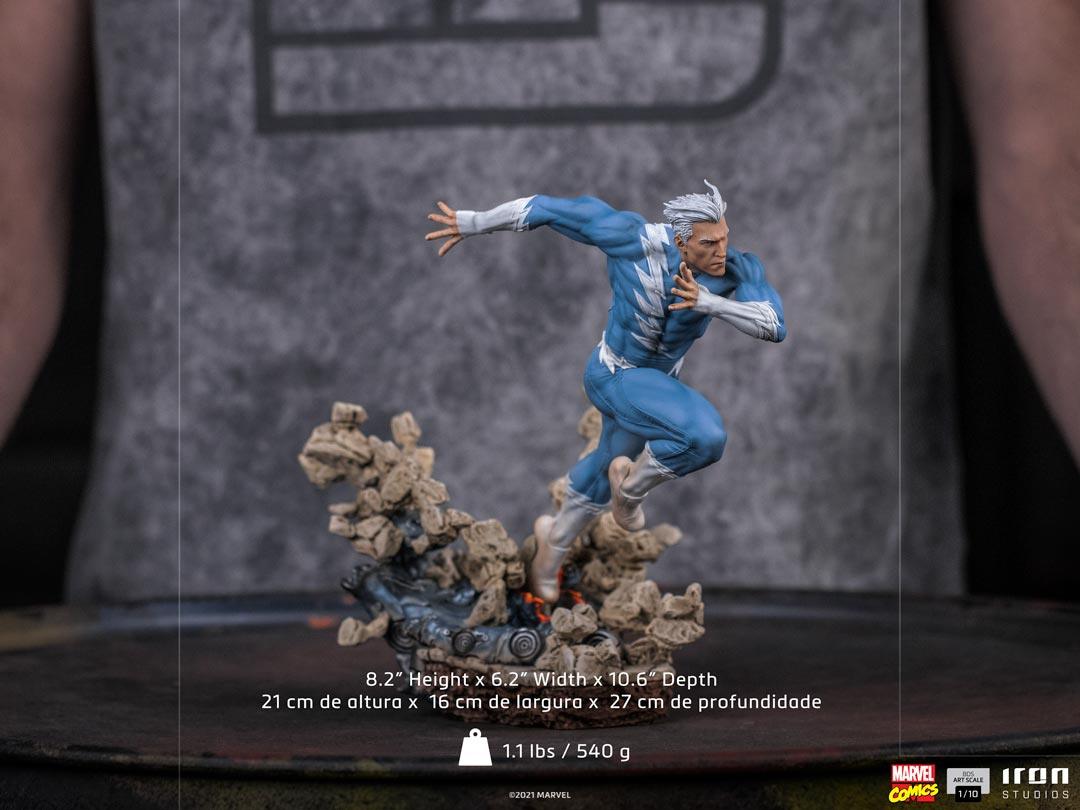 IRON STUDIOS Quicksilver BDS Art Scale 1/10 - Marvel Comics Collectibles Iron Studios