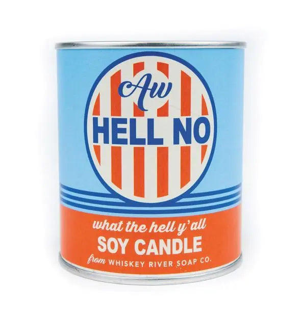 WHISKEY RIVER SOAP CO - Aww Hell No Vintage Paint Can•dle Candle Whiskey River Soap Co